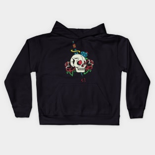 Fontaine Exclusives Diamond Skull Knife #154 Kids Hoodie